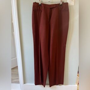 VINTAGE Dolce & Gabbana Rich Maroon Brown Trouser Womens Dress Pants (modern 4)
